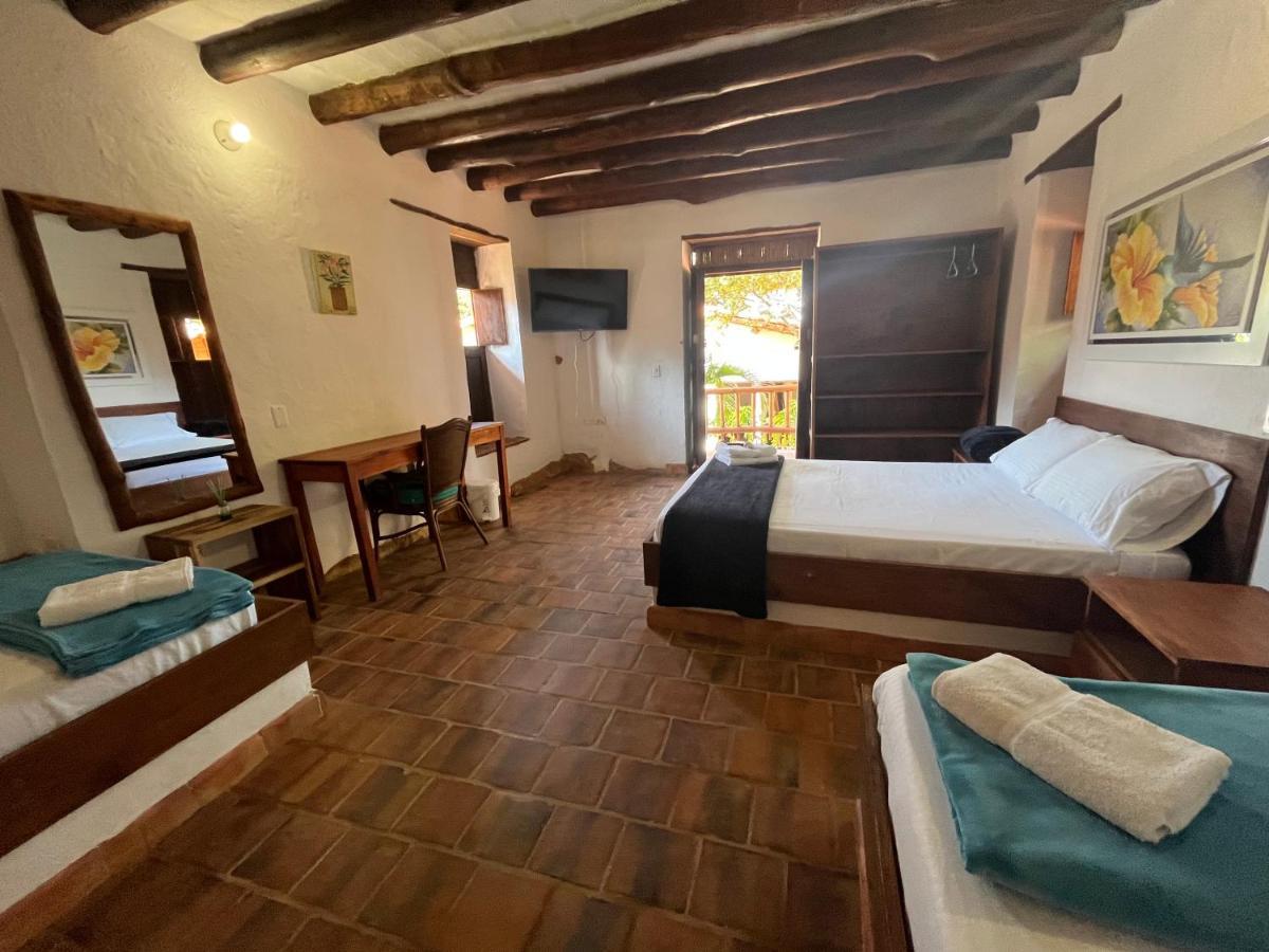 EcoHotel Casa de Oracion Barichara Exterior foto