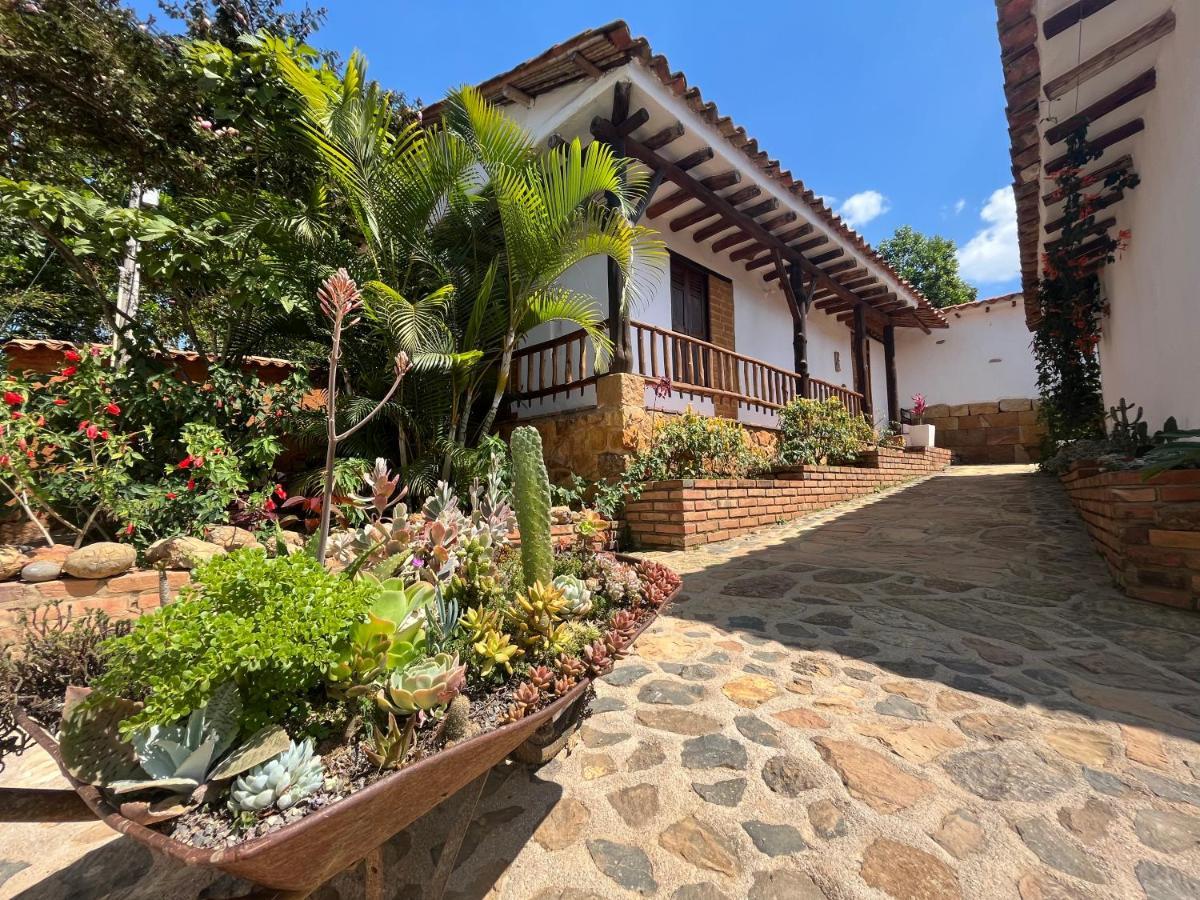 EcoHotel Casa de Oracion Barichara Exterior foto