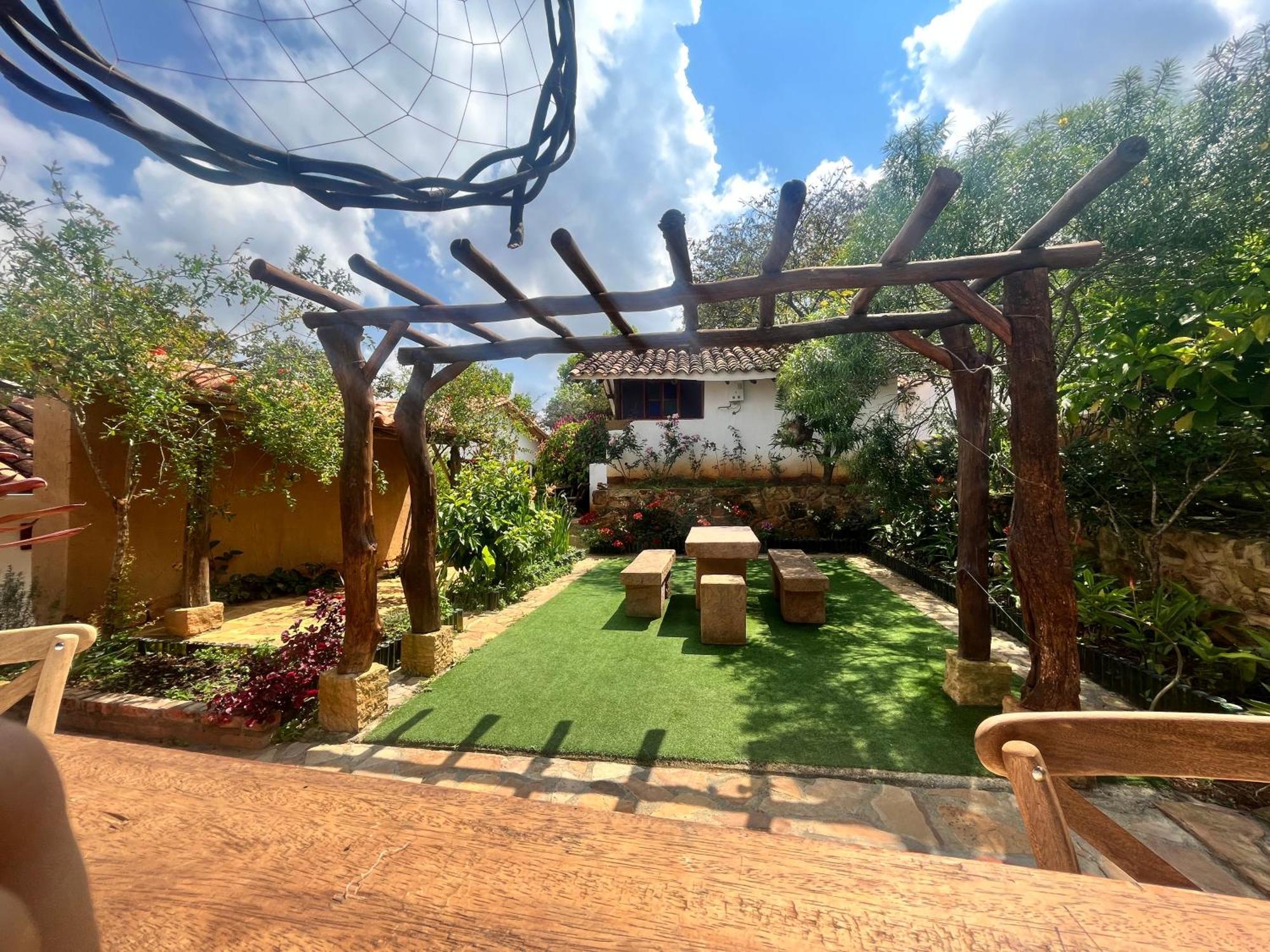 EcoHotel Casa de Oracion Barichara Exterior foto
